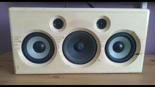 DIY Bluetooth Speaker using pallet wood palletten ses sistemi