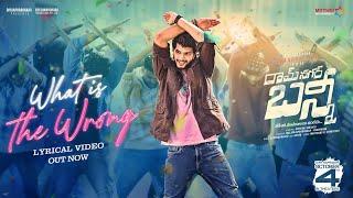 What is the wrong? - Lyrical Video II #ramnagarbunny II Chandrahass II Sekhar VJ II Ashwin Hemanth