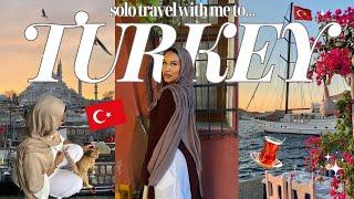 SOLO TRAVEL TO ISTANBUL TURKEY  exploring the city hijab shopping thrifting best cafés + more