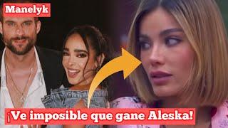 ¡Manelyk ve imposible que gane Aleska #lcdlf4  #telemundorealities