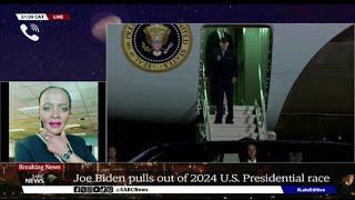 BREAKING NEWS Biden drops out of presidential race