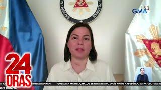 VP Sara Duterte - Leaders should not be motivated by cash cocaine or champagne  24 Oras