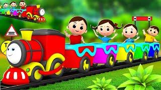 छुक छुक रेलगाड़ी - Chuk Chuk Rail Gadi Hindi Nursery Rhymes For Children  JOJO TV Kids Balgeeth