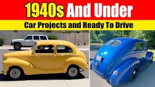 1940s And Under Classic Car Project And Ready To Drive  For Sale By Owner