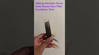 Makeup Declutter Series Huda Beauty Faux Filter Foundation Stick