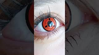 Sharingan cosplay lens #coloredcontacts #halloween #cosplay