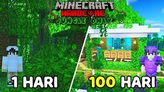 100 Hari Di Minecraft Hardcore Tapi Jungle Only