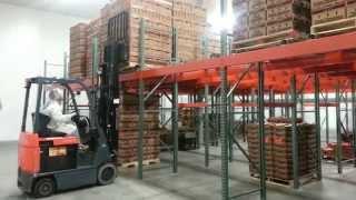 Zero Incline Horizontal Pallet Flow Rack Storage & Retrieval System