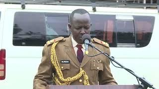 A word of prayer with Afande Murema of the Special Forces Command