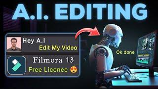 Best AI Video Editing Software 2024  How to Create Text to Video   Filmora 13 Giveaway