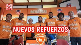 Presentación de refuerzos de Royal Pari  Mac Deportes