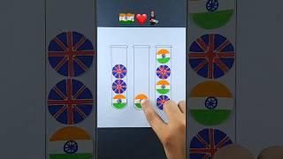 Indian Flag  UK Flag  Independence Day Drawing  Republic Day Drawing #shorts #art