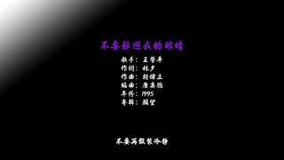 王馨平 - 不要躲避我的眼睛（電影《中南海保鏢》主題曲）