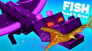 *NEW*  MINECRAFT MONSTERS In Feed & Grow Fish