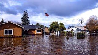 Назревает мощный потоп в Калифорнии наводнение в округах Санта-Барбара и Вентура 20.02.2024