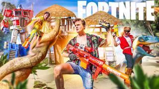 FORTNITE x MEGA MOVIE 100 Hour Battle Royale in REAL LIFE