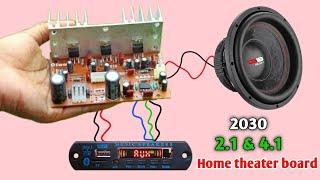 2.1 Home Theater Board Full Wiring And Testing  Rahul Mokhria