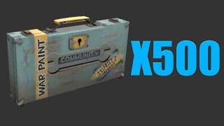 Unboxing OVER 500 Warpaint Cases in TF2 MY BIGGEST UNBOXING EVER