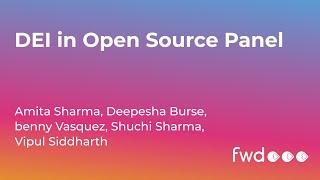 DEI in Open Source Panel – Fedora Week of Diversity 2024