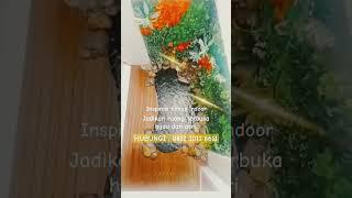 Taman Vertical Garden Sintetis dan Kolam Natural