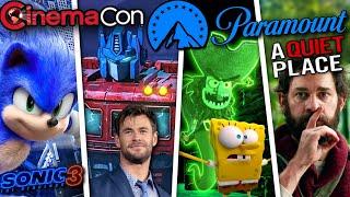 Paramount CinemaCon 2023 New Transformers  SpongeBob Movie 4  Quiet Place Prequel & More