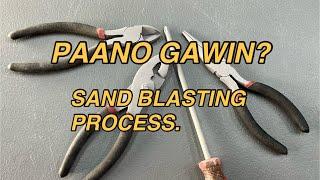 Sand Blasting process. Paano ginagawa?