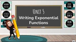 Writing Exponential Functions