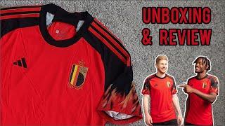 Belgium 2022 World Cup Authentic home jersey HEAT.RDY Unboxing & Review