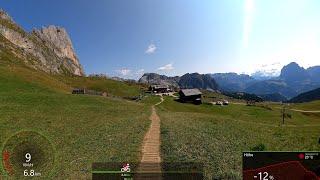 Ultimate 45 minute MTB Fat Burning Cycling Workout Alps ‍️ Dolomiti Italy Garmin 4K