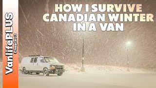 How to Survive Winter in a Van on the Canadian Prairies
