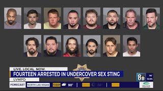 14 accused child sex predators including federal agent arrested in Las Vegas undercover sting