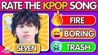 RATE THE KPOP SONG   KPOP Hits Tier List   Music Quiz