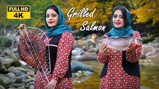 Grilled Salmon in the REAL PARADISE  #village_lifestyle of Iran