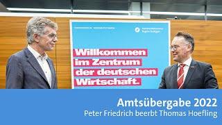 Amtsübergabe Peter Friedrich beerbt Thomas Hoefling als Hauptgeschäftsführer der Handwerkskammer