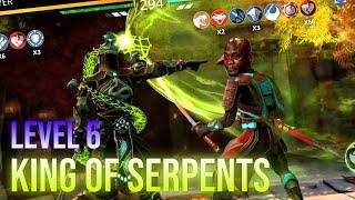 King of Serpents VS Stranger set level 6 bossfight  Shadow fight 3