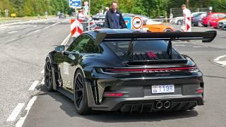 Cars Leaving Nürburgring Tankstelle - Lady Driven 991 GT3RS CRAZY M3 G80 500HP 7R GT2 RS GT350