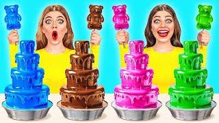 Chocolate Fountain Fondue Challenge  Funny Situations by Multi DO Challenge