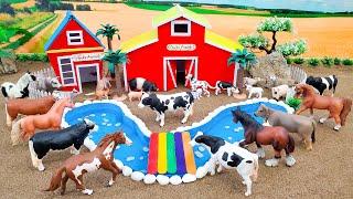 Top the most creative diy miniature Farm Diorama - Farm House for Cow Horse Pig - Barn Animals