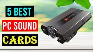 Best PC Sound Cards 2023  Top 5 Best Sound Cards for PC - Reviews