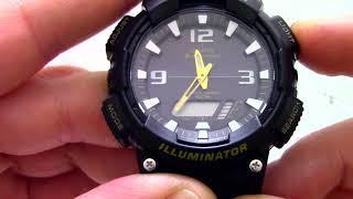 Часы Casio Illuminator AQ-S810W-1B - Инструкция как настроить от PresidentWatches.Ru