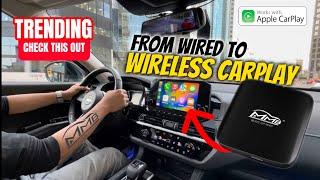Convert Your WIRED CarPlay in to WIRELESS  MMB CarPlay Adapter Review