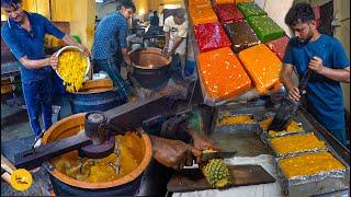 Biggest Pineapple Halwa Mega Factory In Kerala Rs. 90- Only l Kozhikode Food Tour