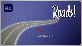 Make a Road with One Shape Layer