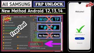 Samsung New Security 2024 Frp Unlock  All Samsung FRP Bypass  Android 14-13-12  TFT Tool