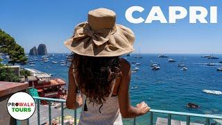 Capri Italy Walking Tour 2022 - 4K60fps - with Captiona