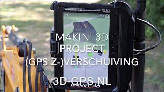 Makin 3D GPS NL Project Z verschuiving