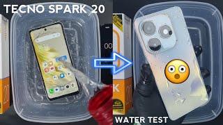 Tecno Spark 20 Water Test  iP53 Tecno Spark 20 Durability Test 