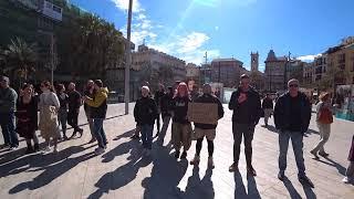 Митинг в Валенсии против Путина и войны в Украине. 25-02-23.