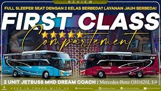 Bus New Shantika Full Sleeper Seat Dengan 2 Kelas Berbeda  Jetbus5 MHD Dream Coach Mercy OH1626L E4