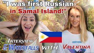 This fragile woman brought all the Russians to the Philippines Samal Island 